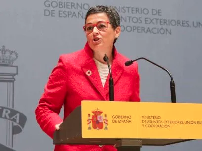 La canciller española, Arancha González Laya, aseguró que la UE avanza en una reunión del Grupo de Contacto Internacional con el Grupo de Lima