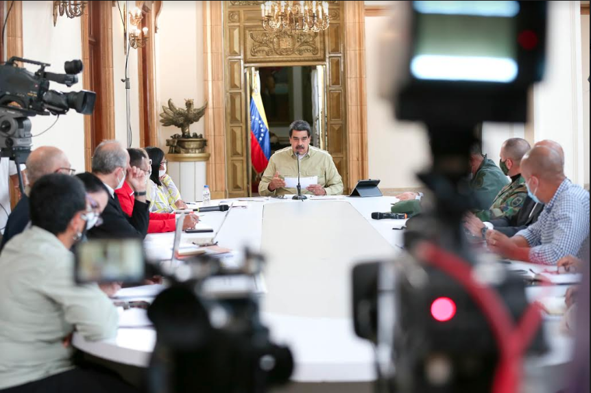 “Estamos haciendo el seguimiento a este foco”, dijo Héctor Rodríguez en interacción con el Presidente de la República, Nicolás Maduro