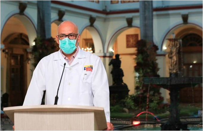 “En casi todas las parroquias del municipio Libertador se registran contagios del covid-19”, dijo el ministro Jorge Rodríguez en su más reciente anunció oficial sobre la pandemia