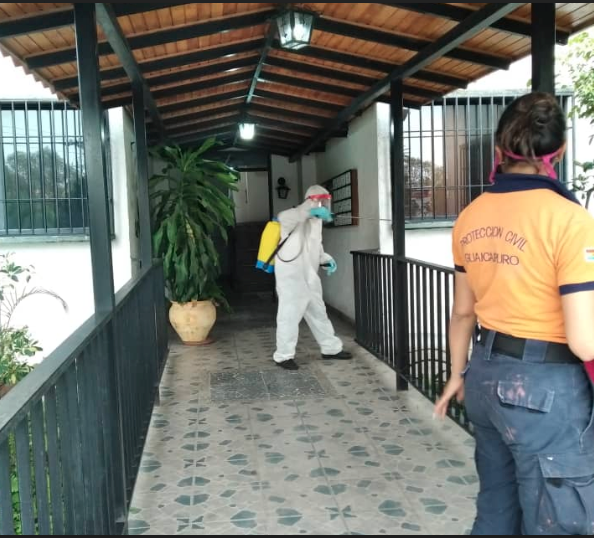 El pasado fin de  semana se realizó un operativo de desinfección por solicitud de los vecinos de La Quinta, en Los Teques