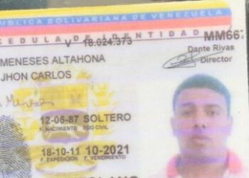 Jhon Carlos Meneses (33), arrollado el pasado martes en Alto Hatillo