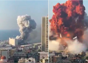 Los vídeos que circulan en redes sociales reflejan la magnitud de la explosión cuya onda se notó a 10 kilómetros de distancia