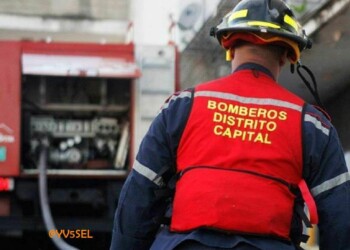 El caso fue atendido por los Bomberos del Distrito Capital