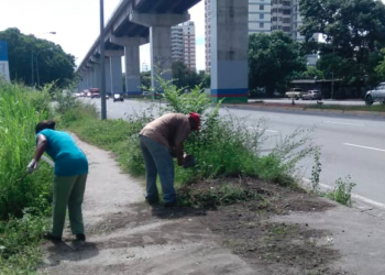 Vecinos de Barrio Zulia mantienen sus labores de limpieza y mantenimiento de áreas comunes y colaboraron con la Villa Panamericana