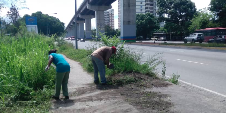 Vecinos de Barrio Zulia mantienen sus labores de limpieza y mantenimiento de áreas comunes y colaboraron con la Villa Panamericana