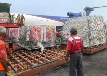 La ayuda humanitaria llegó en horas de la mañana de ayer al país