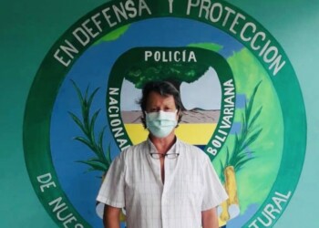 Augusto Fonte de Oliveira, al momento de su detención