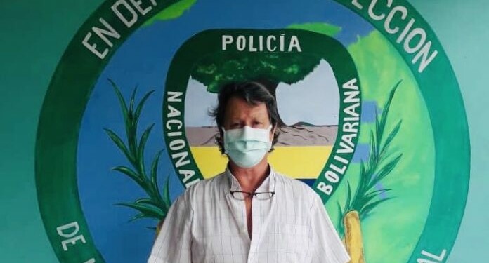 Augusto Fonte de Oliveira, al momento de su detención