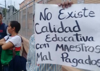 Los docentes han protestado en reiteradas oportunidades