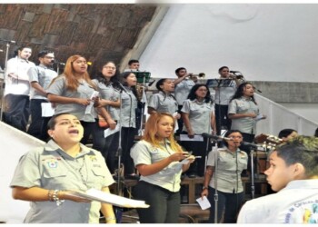 El coro de la basílica Santa Teresa es el creador de la pieza musical