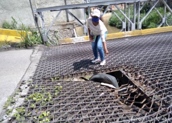 Los vecinos alertan sobre el deterioro del puente