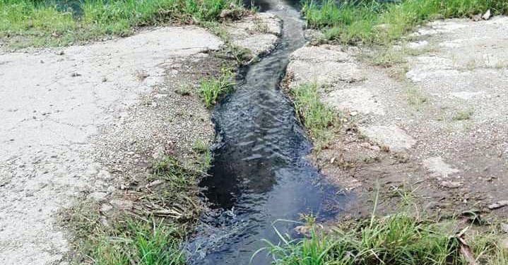 Las aguas sucias generan  olores nauseabundos que afectan a los vecinos