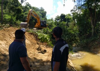 El alcalde inspeccionó el avance de l los trabajos