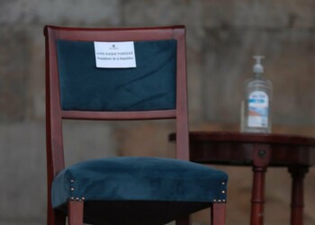 La silla vacía del presidente Iván Duque