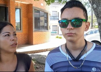 Rufo Chacón y su madre declararon a la prensa este lunes 28 de septiembre