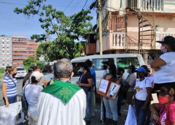 La manifestación solo pudo llegar hasta el sector Los Mangos
FOTOS MAIRET CHOURIO/EFECTO COCUYO