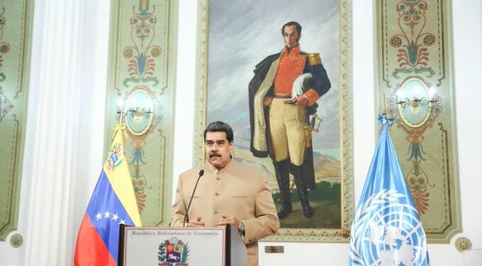 El presidente Nicolás Maduro intervino este lunes en el 75 aniversario de la ONU