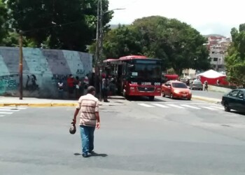 Las paradas de los buses ya no se dan abasto en La Guaira