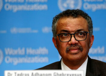 Director General of the World Health Organization (WHO) Tedros Adhanom Ghebreyesus speaks during a news conference on the situation of the coronavirus (COVID-2019), in Geneva, Switzerland, February 28, 2020. REUTERS/Denis Balibouse