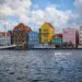 Colourful waterfront of Caribbean island of Curacao