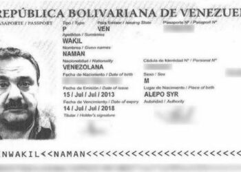 Pasaporte del empresario detenido en Miami