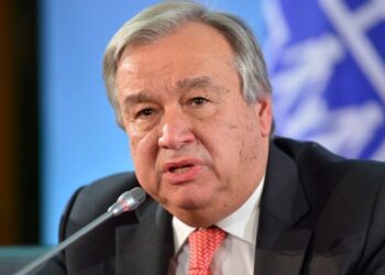 Berlin, Germany - November 04: Antonio Guterres, High Commissioner for Refugees of UNHCR, attends a press conference in german foreign office  on November 04, 2015 in Berlin, Germany. (Photo by Michael Gottschalk/Photothek via Getty Images)