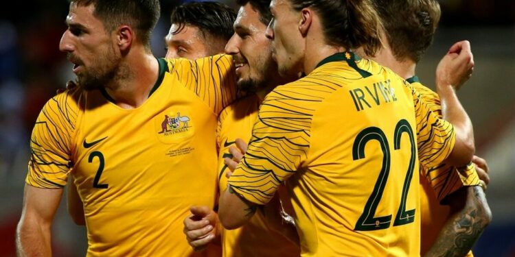 Jugadores de la selección australiana de fútbol