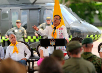 Palabras del Presidente Gustavo Petro en la Ceremonia de entrega de 7 helicópteros donados por Estados Unidos a la Policía Nacional