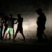 Members of the Special Action Force of the Venezuelan National Police (FAES) stop people during a night patrol, in Barquisimeto, Venezuela September 20, 2019. Picture taken September 20, 2019 REUTERS/Ivan Alvarado