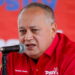 National Assembly member and Vice President of Venezuela's United Socialist Party (PSUV) Diosdado Cabello addresses the media during a news conference of the ruling Socialist Party in Caracas, Venezuela February 14, 2022. REUTERS/Leonardo Fernandez Viloria